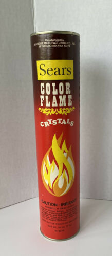 Vintage Seymour ~ unopened ~16 oz ~ Color Flame Crystals for Fireplace ~ 1 - Fresh Stock Dated December 2025