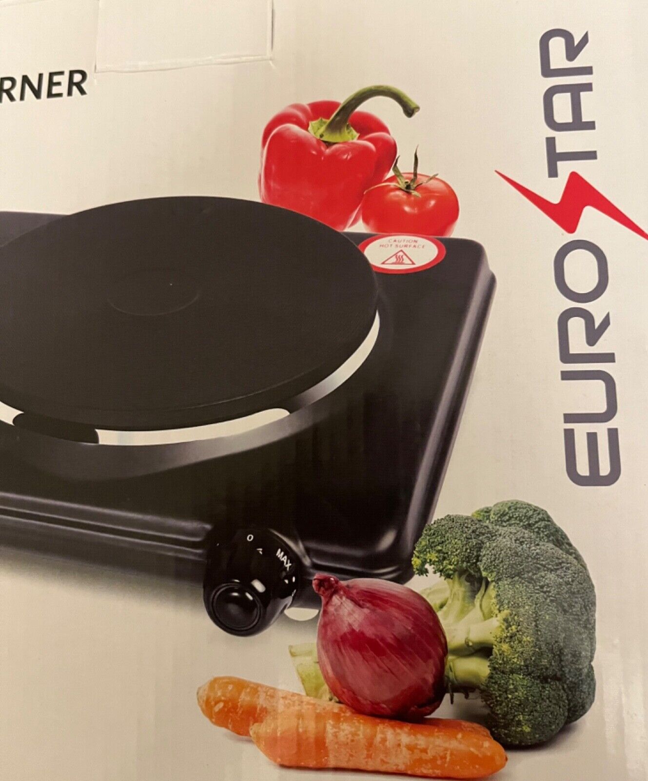 Eurostar ES111BK single burner - Fresh Stock Dated February 2026