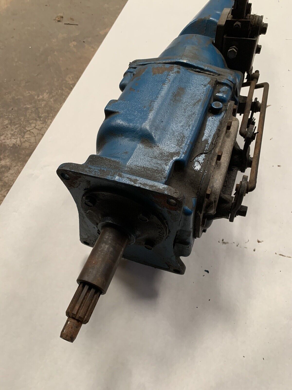 Ford Borgwarner T10 4 Speed Transmission Hurst Shifter Galaxy J17613 - Fresh Stock Dated December 2025