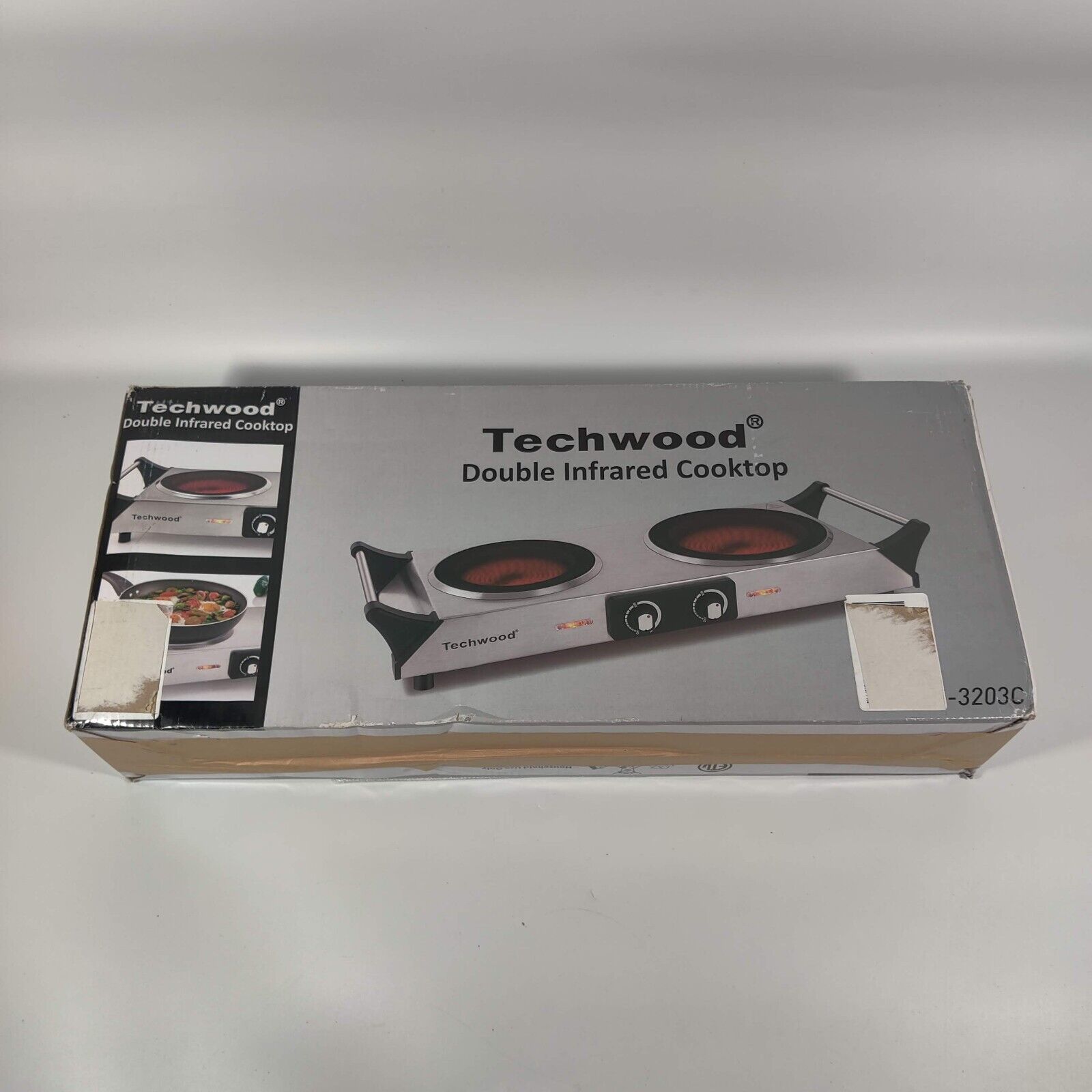 Electric Stove Double Infrared Ceramic Hot Plate For Cooking Two Control Cooktop - Fresh Stock Dated February 2026