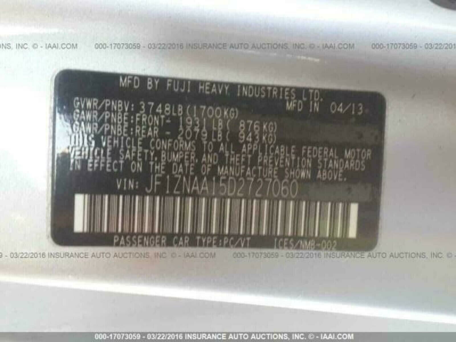 28K Mile SCION FR-S Automatic AT Transmission 13 14 15 OEM  OEM - Fresh Stock Dated December 2025