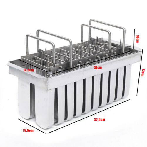 Stainless Steel Molds 20pcs Ice Pop Lolly Popsicle Mold  Ice Cream Stick Holder - Fresh Stock Dated February 2026