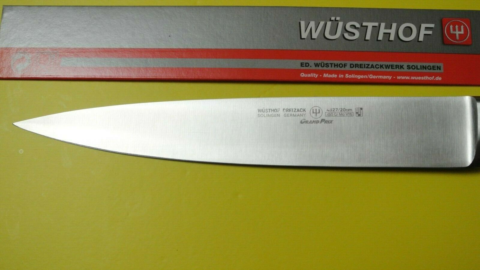 Wusthof used  original grand prix carving Knife  4527/20cm 8
