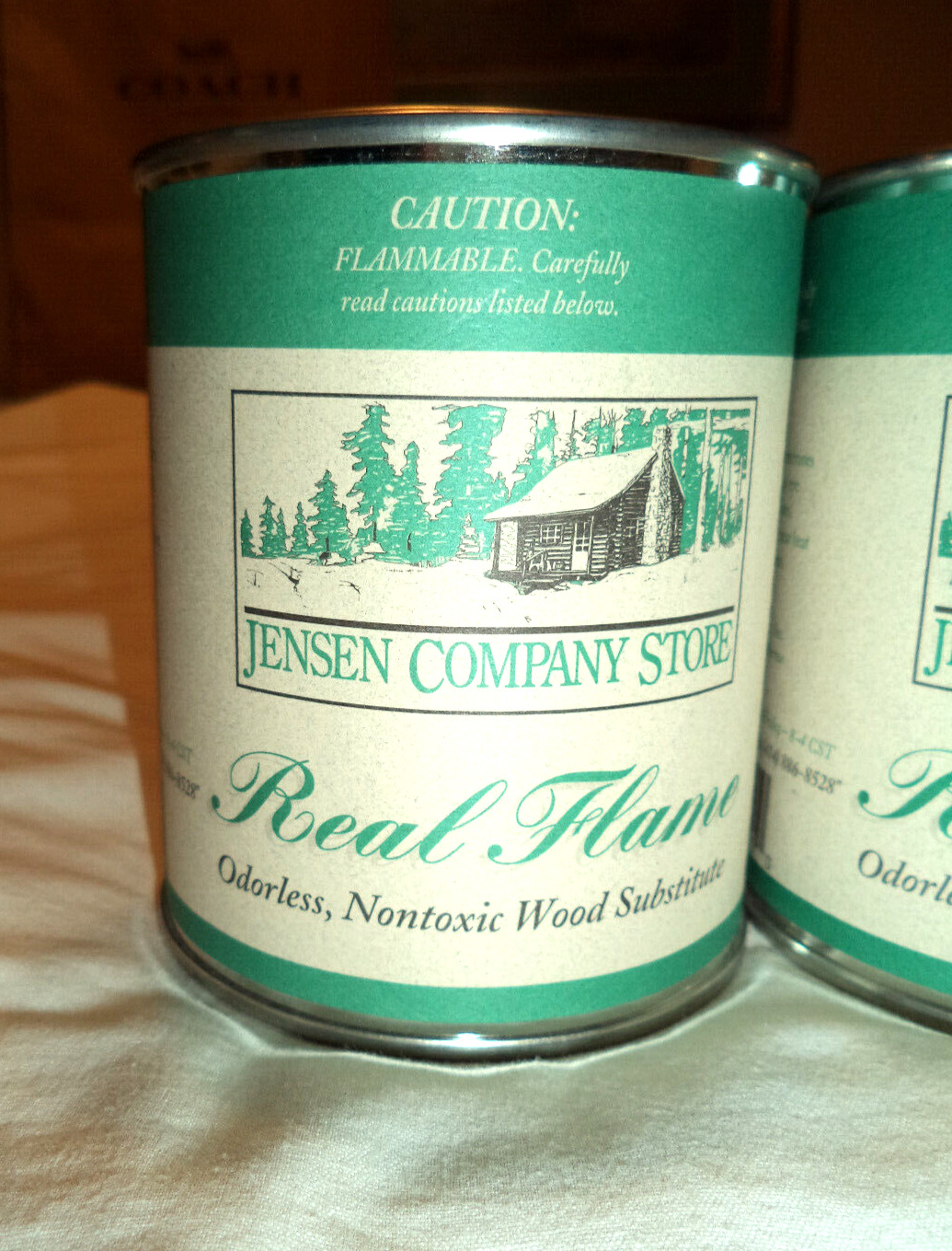 NEW 12 Jensen Company Real Flame Gel Fireplace Oderless Fuel 13 oz Cans - Fresh Stock Dated January 2026