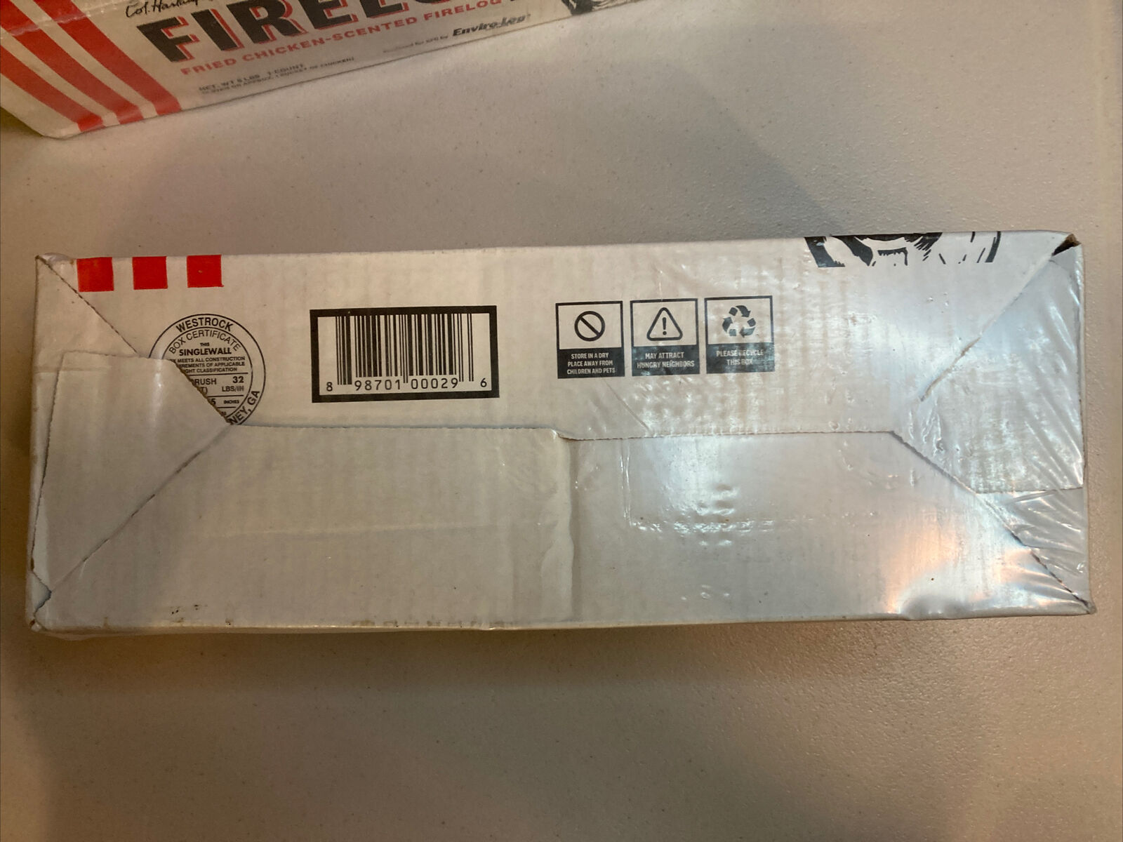 KFC Firelog with 11 Herbs and Spices (2-logs) - Fresh Stock Dated December 2025