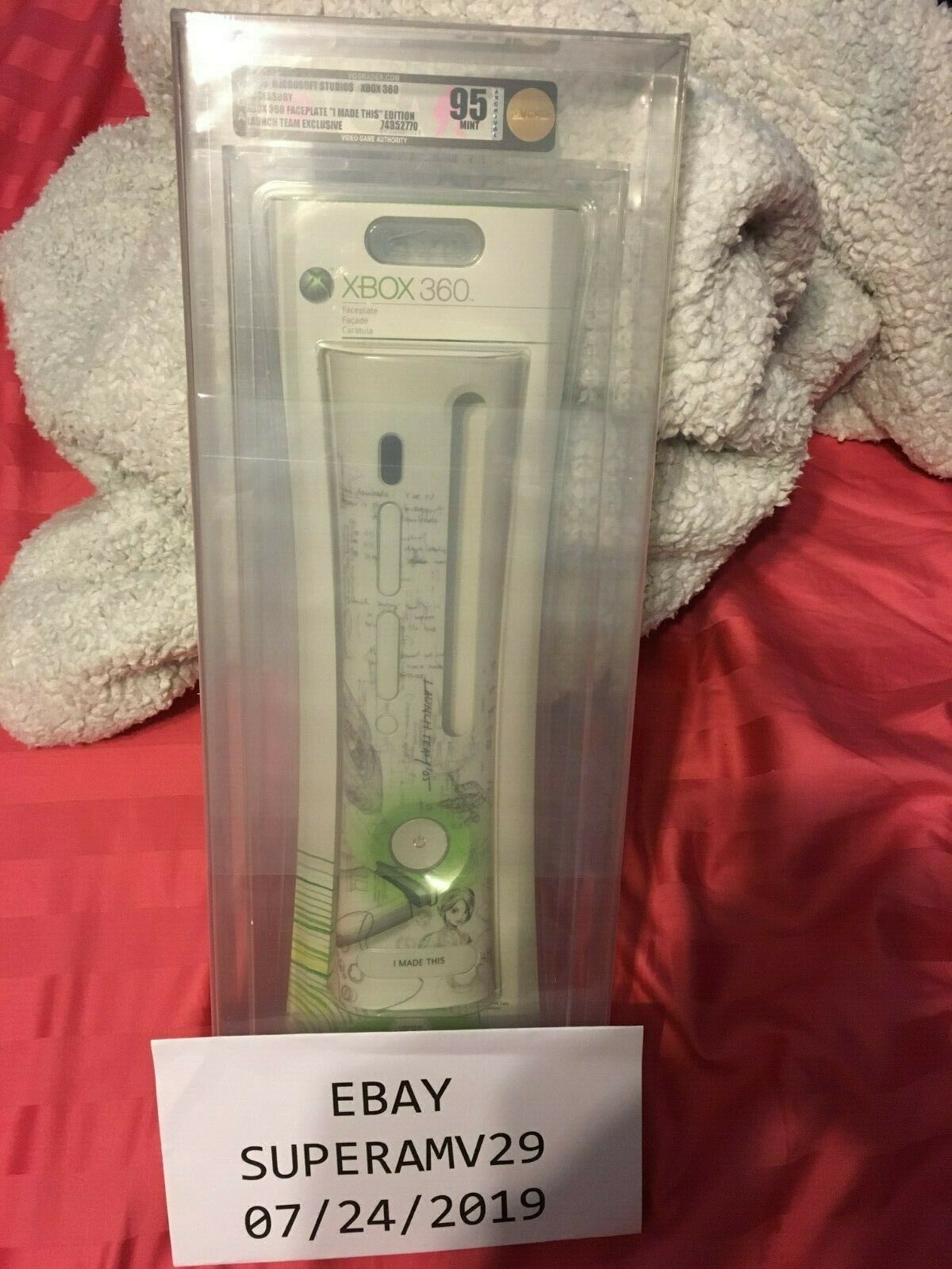 Xbox 360 Launch Team 2005 FACEPLATE VGA 95 - Fresh Stock Dated February 2026