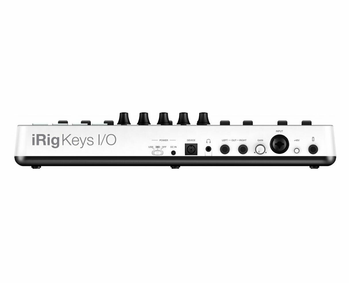 IK Multimedia iRig Keys I/O 25 25-key keyboard workstation with audio interface - Fresh Stock Dated December 2025