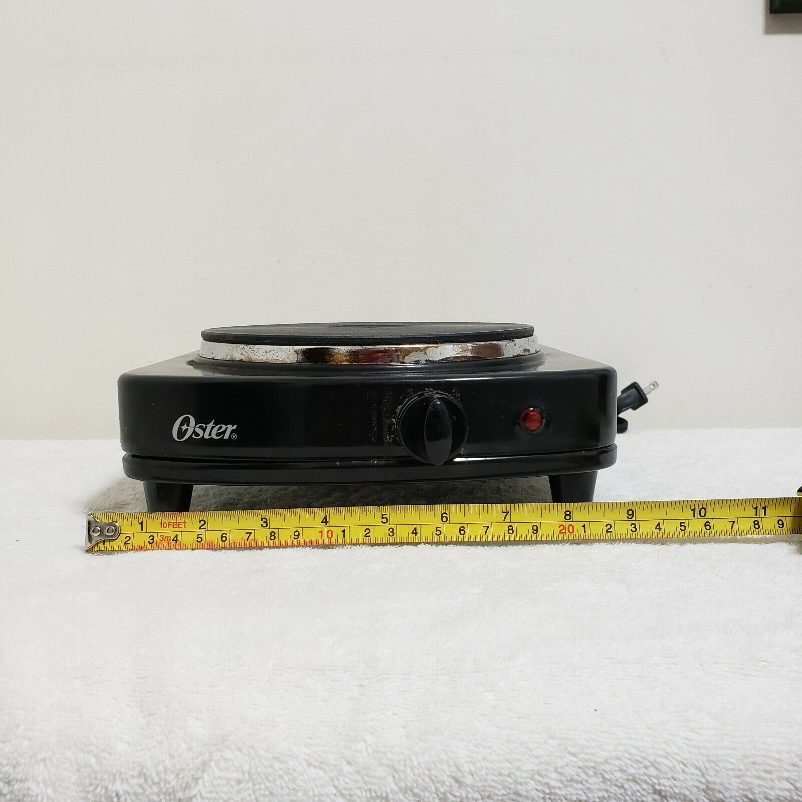 Oster, Single Burner, Table Stove, Black, Adjustable Tmp Model CKSTSB100-B - Fresh Stock Dated February 2026