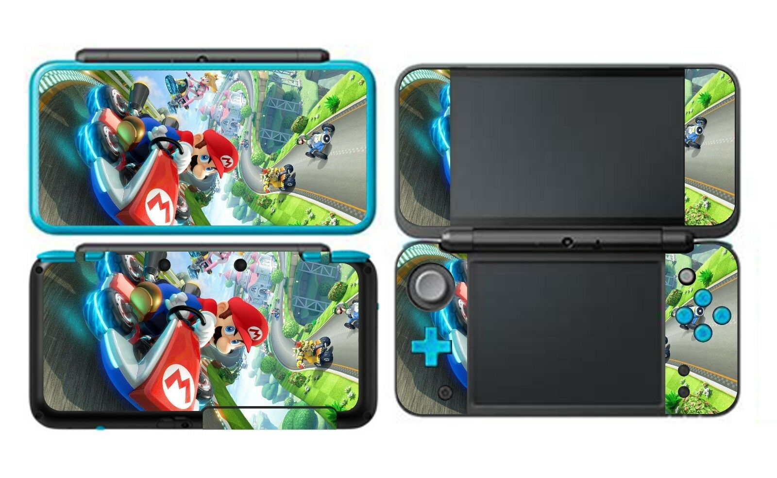 Super Mario Kart Vinyl Decal Skin Sticker Protector for Nintendo New 2DS XL LL - Fresh Stock Dated February 2026