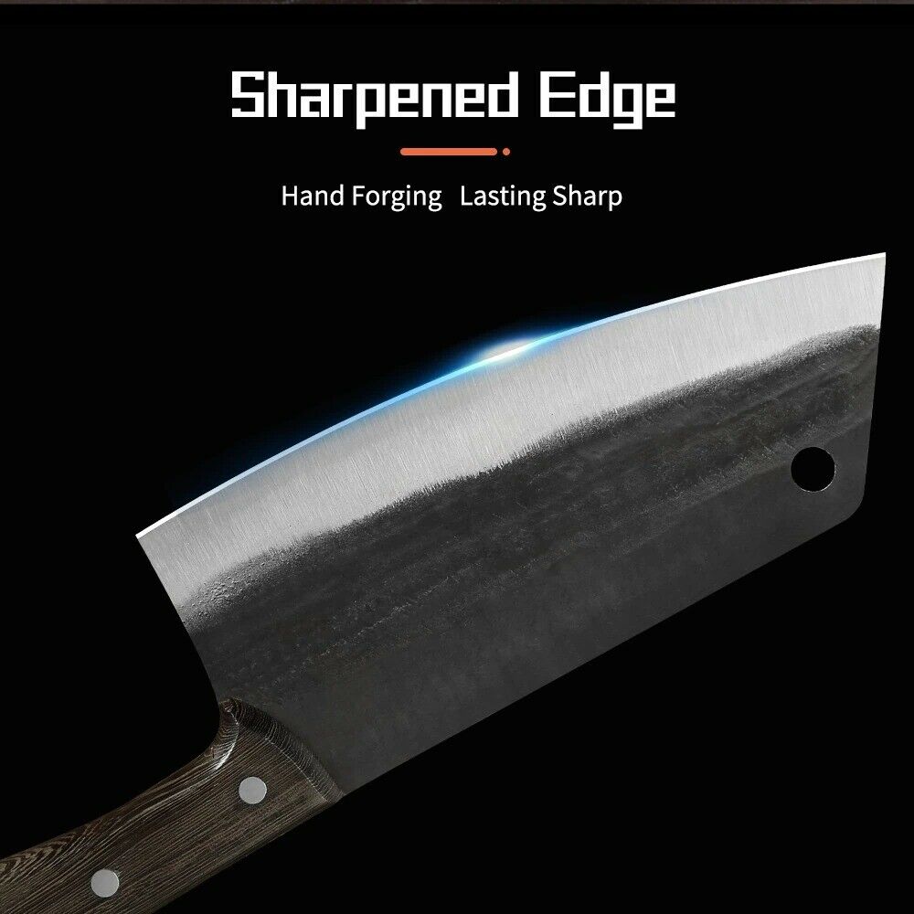 Gyuto Knife Butcher Cleaver Knife Forged Serbian Camping Kitchen Chef Knife - Fresh Stock Dated January 2026