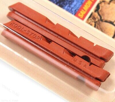 Kool-Stop Brake Pad Inserts Salmon fits Dura-Ace/Ultegra/105 Dry & Wet Condition - Fresh Stock Dated December 2025