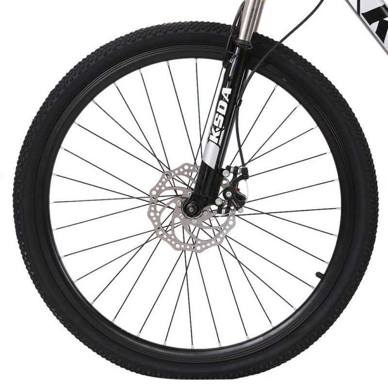26 Inch Mountain Bike 21-Speed Dual Disc Brakes Full Suspension Non-slip Bicycle - Fresh Stock Dated December 2025