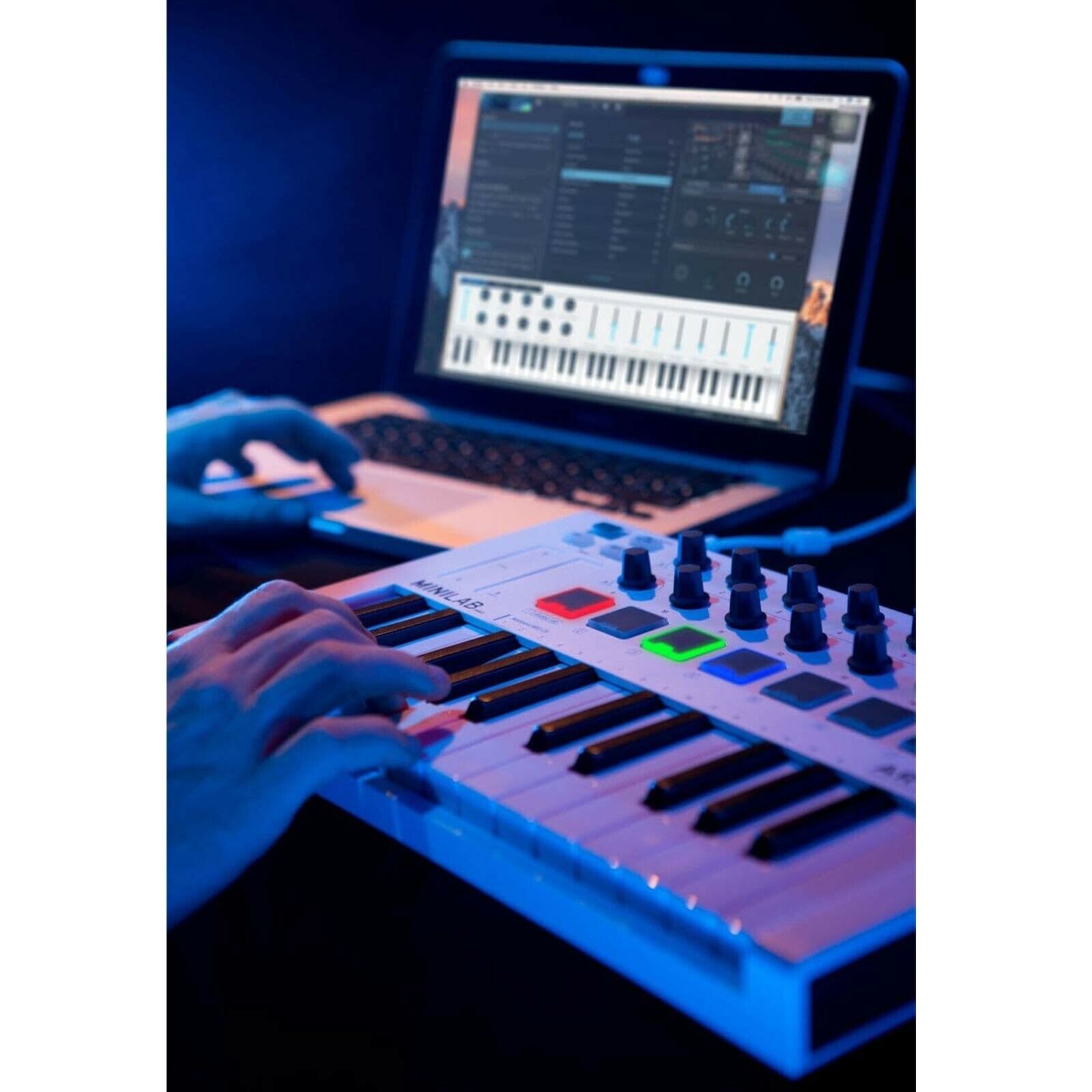 Arturia MiniLab Mk II Portable 25-Key USB-MIDI Controller w Software & Case - Fresh Stock Dated December 2025