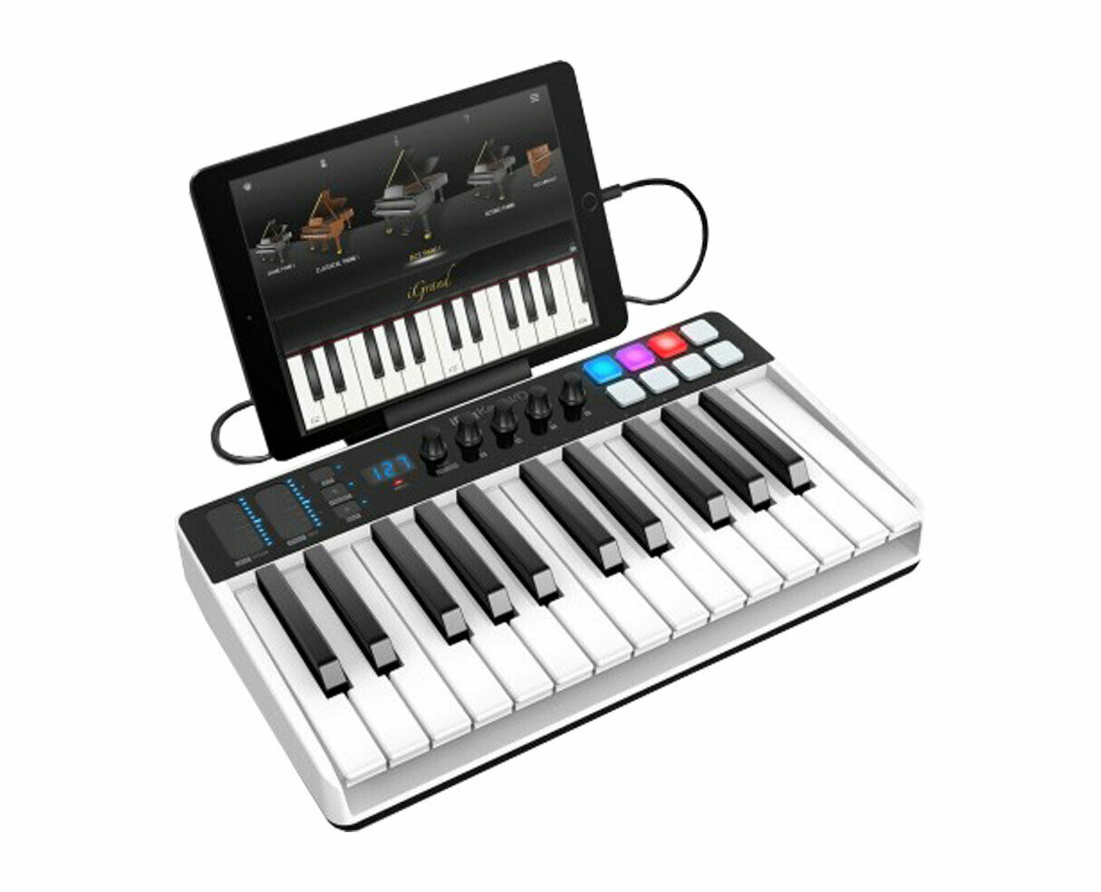 IK Multimedia iRig Keys I/O 25 25-key keyboard workstation with audio interface - Fresh Stock Dated December 2025