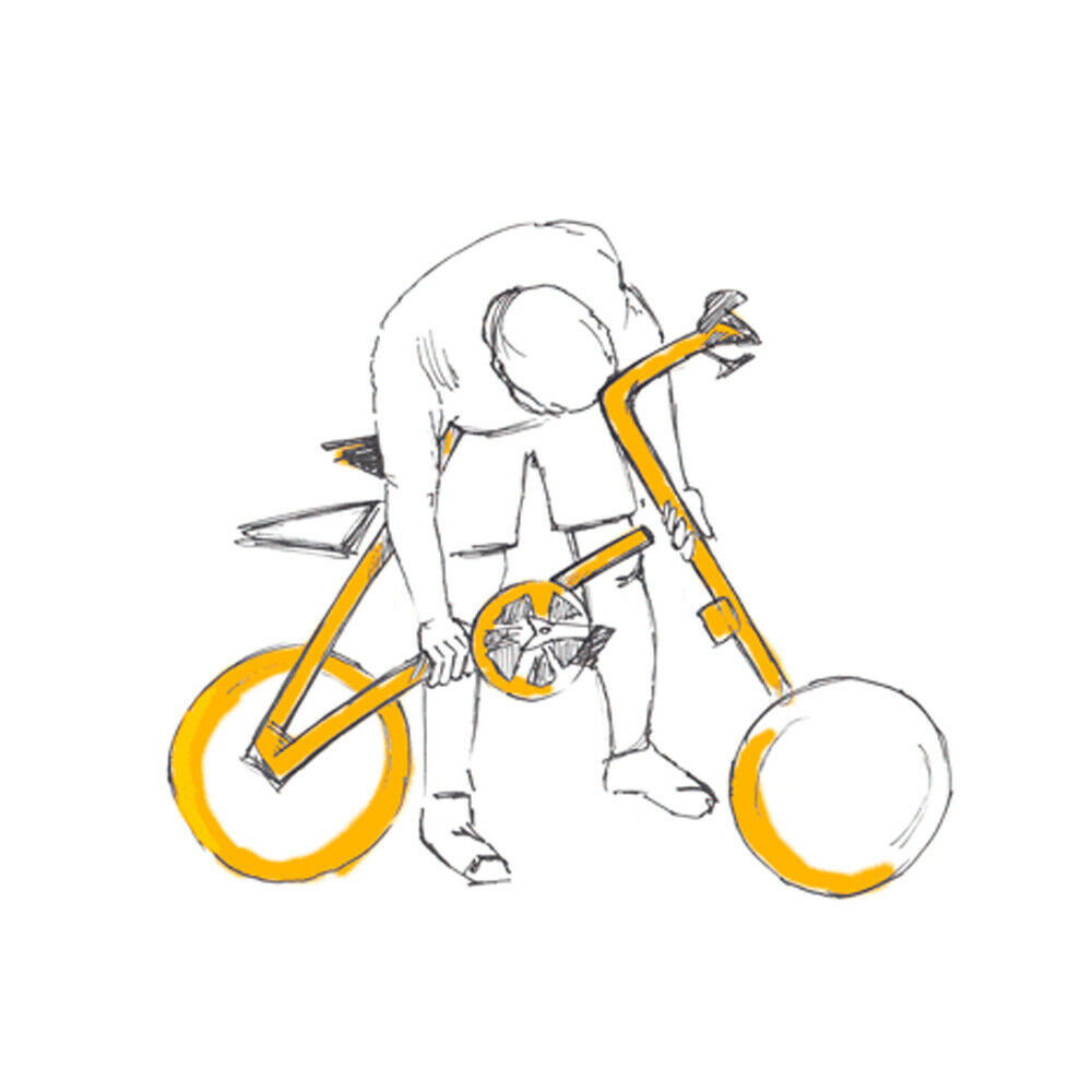 STRIDA C1 Carbon 18 Inches Folding Bike Citybike Black - Fresh Stock Dated December 2025