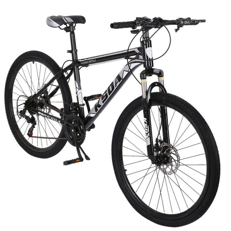 26 Inch Mountain Bike 21-Speed Dual Disc Brakes Full Suspension Non-slip Bicycle - Fresh Stock Dated December 2025