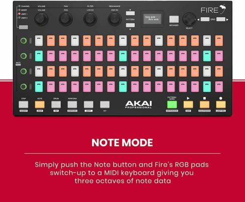 AKAI Professional Fire (Controller Only) – USB MIDI Controller for FL Studio - Fresh Stock Dated December 2025