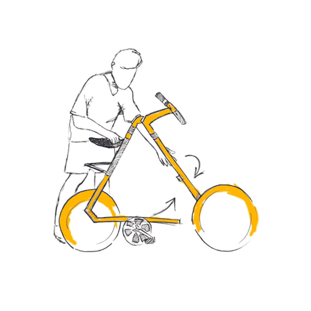 STRIDA C1 Carbon 18 Inches Folding Bike Citybike Black - Fresh Stock Dated December 2025