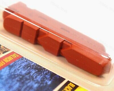 Kool-Stop Brake Pad Inserts Salmon fits Dura-Ace/Ultegra/105 Dry & Wet Condition - Fresh Stock Dated December 2025