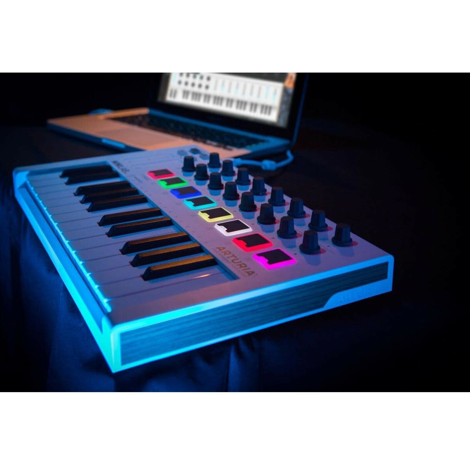Arturia MiniLab Mk II Portable 25-Key USB-MIDI Controller w Software & Case - Fresh Stock Dated December 2025