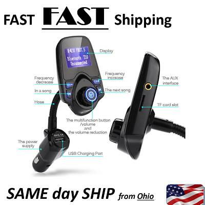 Car Wireless Bluetooth Adapter  - Hand Free Calling ---- SUPER  FAST  SHIP - Fresh Stock Dated December 2025