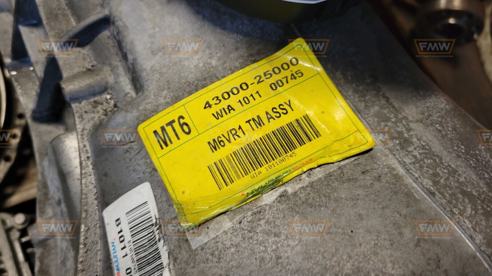 Genesis Coupe 2.0T Turbo 6 Speed Manual Transmission Swap Kit 68K - Fresh Stock Dated December 2025