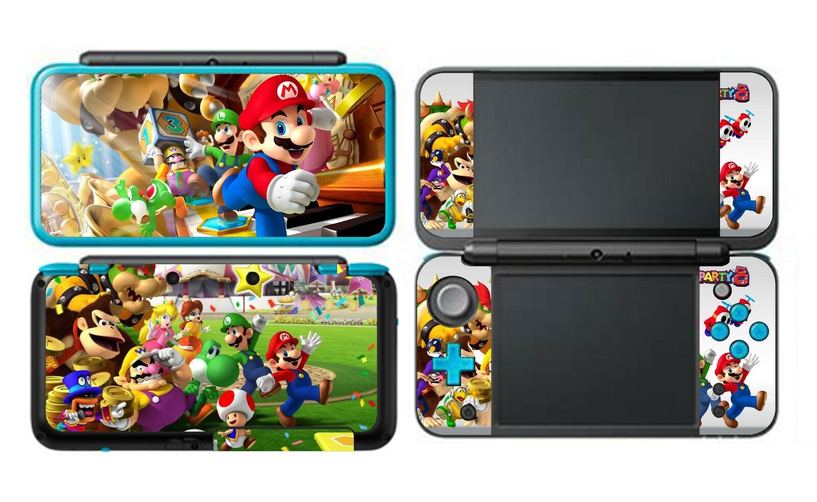 Super Mario Kart Vinyl Decal Skin Sticker Protector for Nintendo New 2DS XL LL - Fresh Stock Dated February 2026