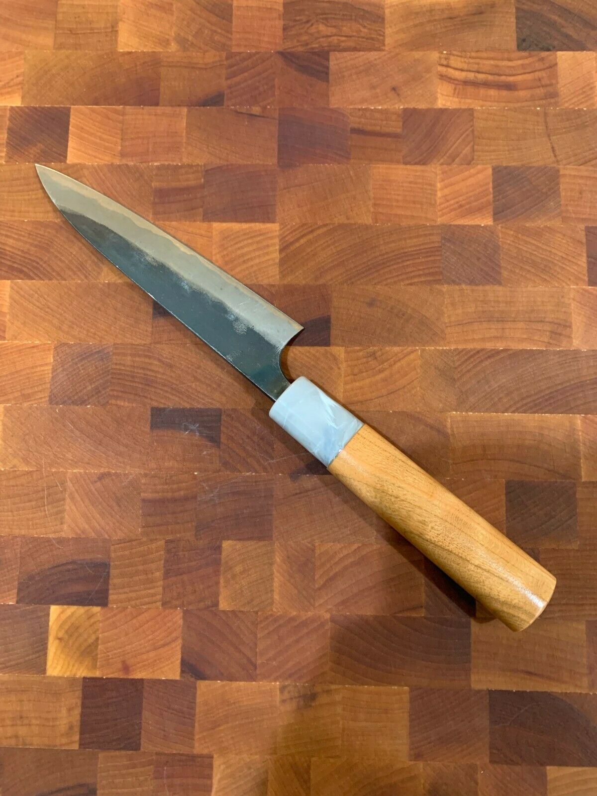 MASAKAGE MIZU PETTY 135MM KITCHEN KNIFE BY KATSUSHIGE ANRYU - Fresh Stock Dated January 2026