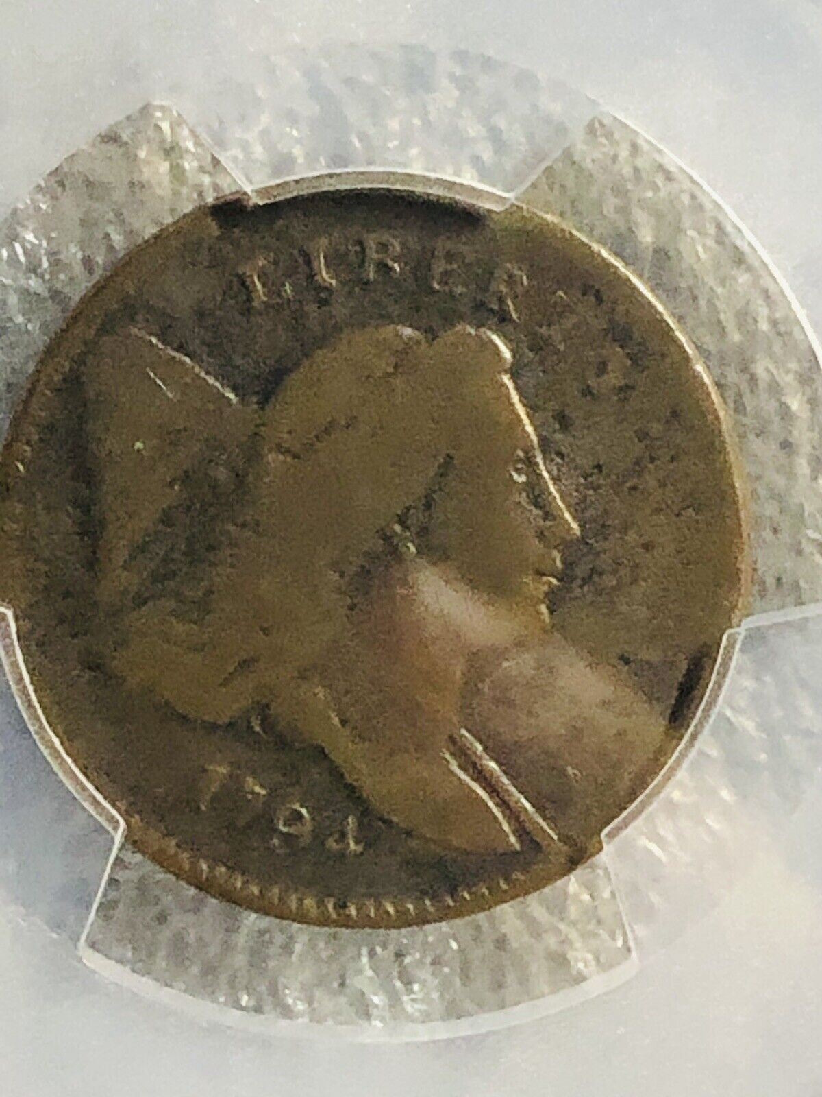 1794 Liberty Cap Half Cent PCGS NOT CLEANED GREAT ORIGINAL COLOR FINE Details - Fresh Stock Dated December 2025