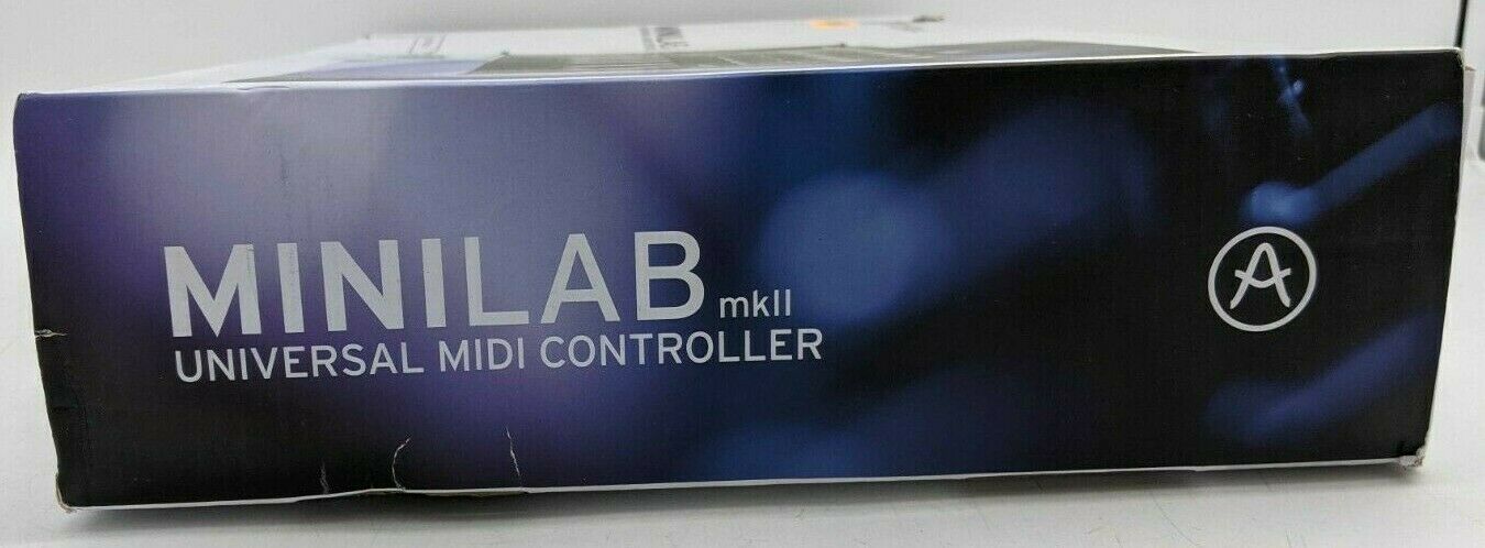 Arturia Minilab MkII Universal Midi Controller 7018400894043316 Black -JCA0299 - Fresh Stock Dated December 2025