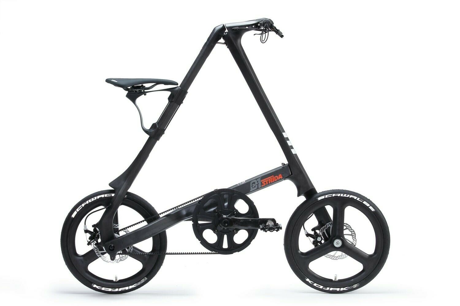 STRIDA C1 Carbon 18 Inches Folding Bike Citybike Black - Fresh Stock Dated December 2025