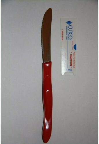 Red Cutco Table Knife 1759R Manufacturer Guaranteed Forever! Fast shipping - Fresh Stock Dated January 2026