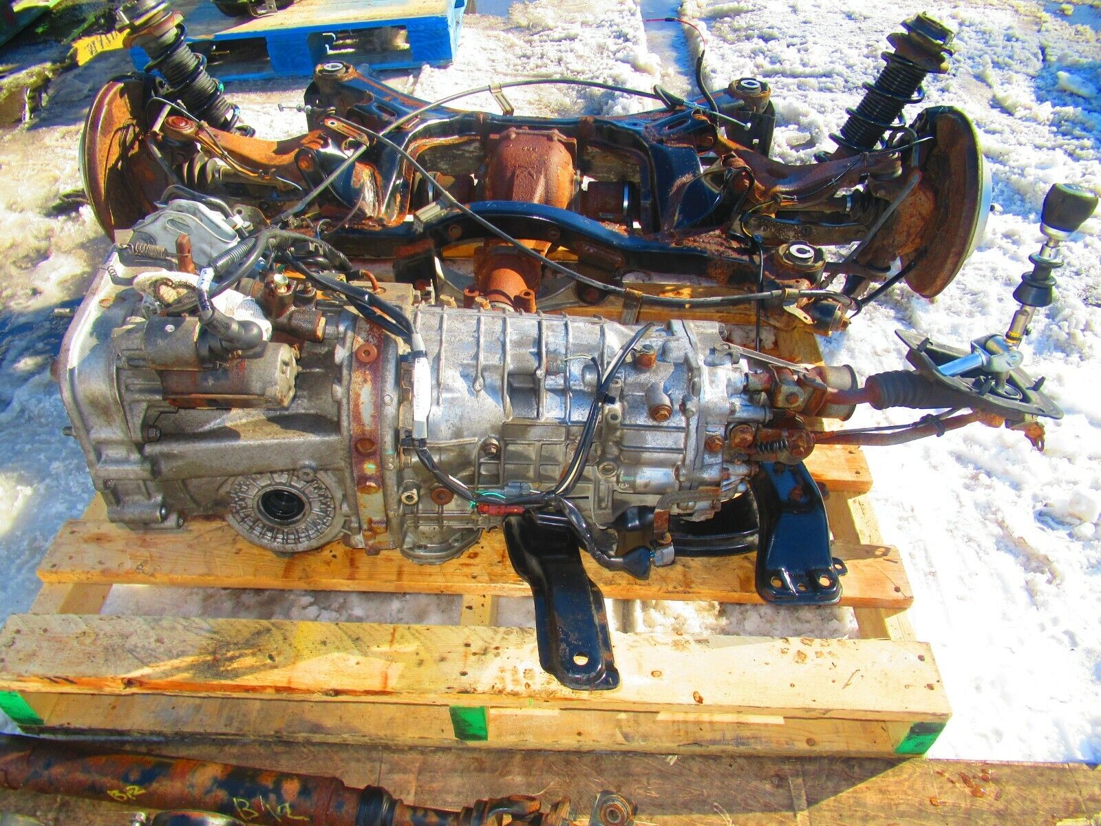 08-14 WRX STi 6 Speed Transmission R180 Differential Brembo TY856UW1MA EJ257 - Fresh Stock Dated January 2026