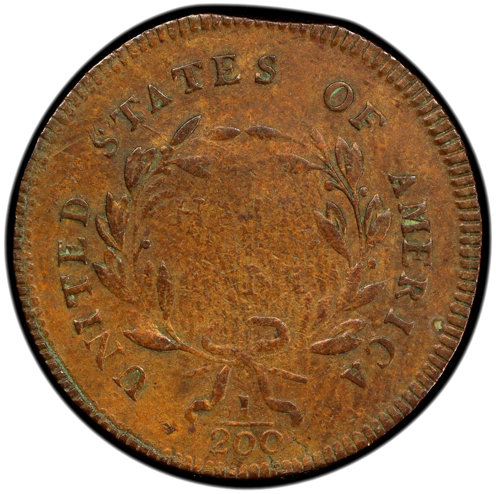 1795 HALF CENT ✪ PCGS F-15 ✪ 1/2C PLAIN EDGE PUNCTUATED DATE FINE ◢TRUSTED◣ - Fresh Stock Dated December 2025