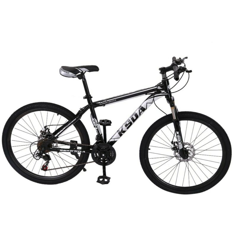 26 Inch Mountain Bike 21-Speed Dual Disc Brakes Full Suspension Non-slip Bicycle - Fresh Stock Dated December 2025