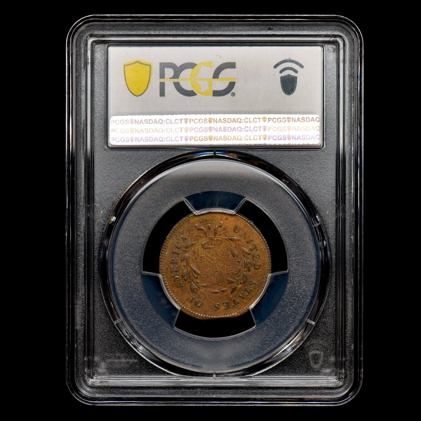 1795 HALF CENT ✪ PCGS F-15 ✪ 1/2C PLAIN EDGE PUNCTUATED DATE FINE ◢TRUSTED◣ - Fresh Stock Dated December 2025