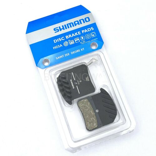 Shimano H03A Resin Disc Brake Pads w/ Ice-Tech Fin fits BR-M8020/M820 as H01A - Fresh Stock Dated December 2025