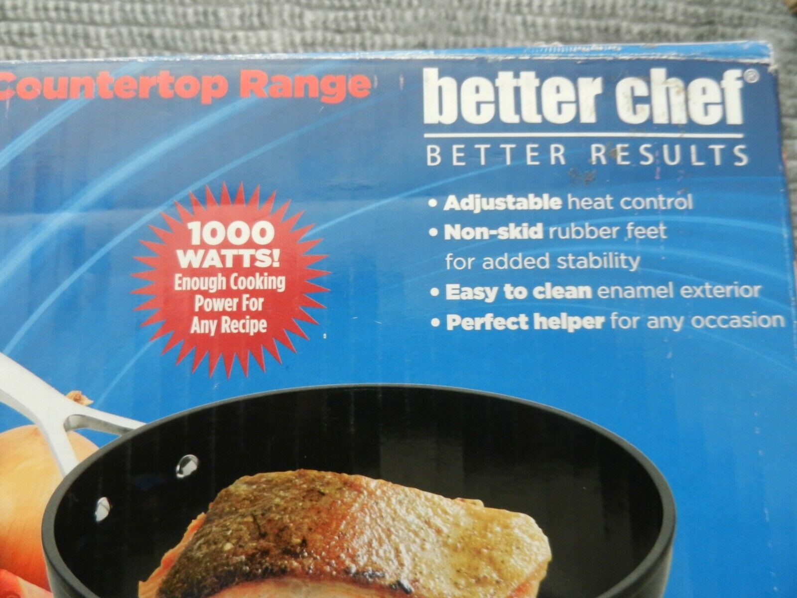 Better Chef Adjustable Burner Electric Portable Countertop Range Stove Cooktop - Fresh Stock Dated February 2026