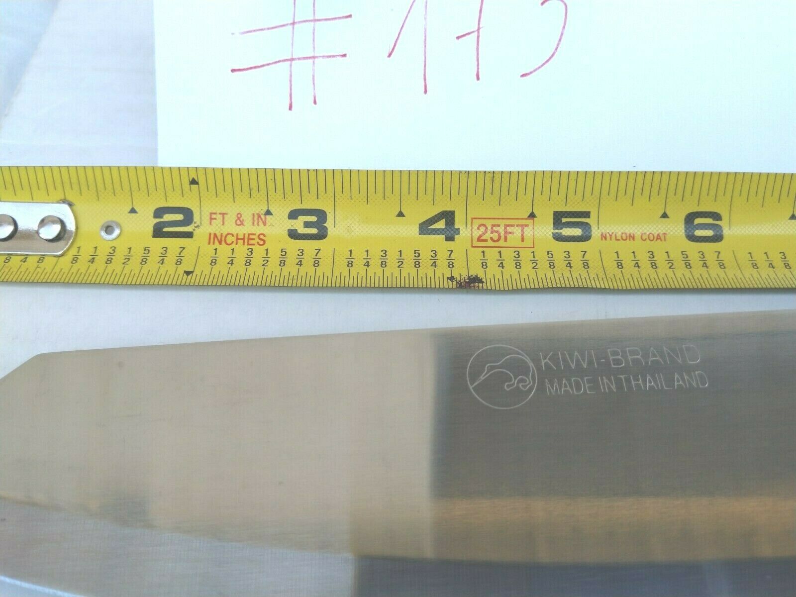 Set of 2 KIWI - Chef's Knife Cook Utility Knives #172, #173  - Made in ThaiLan - Fresh Stock Dated January 2026