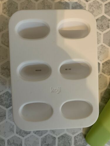 Koji Summer Ice Pops 6 Silicone Molds Green and Orange - Fresh Stock Dated February 2026