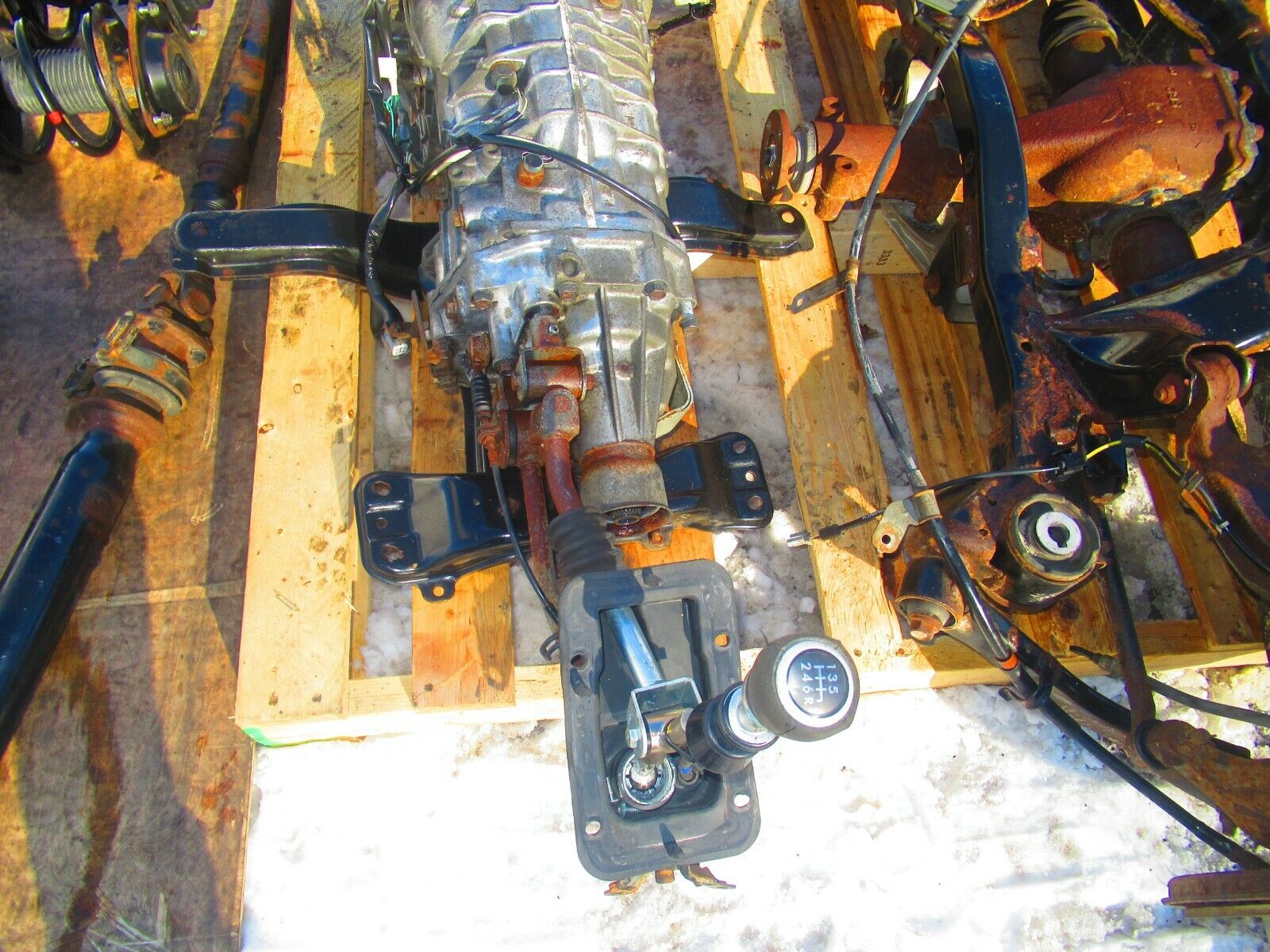 08-14 WRX STi 6 Speed Transmission R180 Differential Brembo TY856UW1MA EJ257 - Fresh Stock Dated January 2026