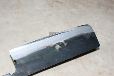Japanese Kurouchi Nakiri knife white 1 steel 165 mm magnolia handle Tsukasa - Fresh Stock Dated January 2026