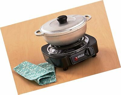 PORTABLE SINGLE ELECTRIC BURNER HOT PLATE STOVE DORM RV TRAVEL COOK COUNTERTOP - Fresh Stock Dated February 2026