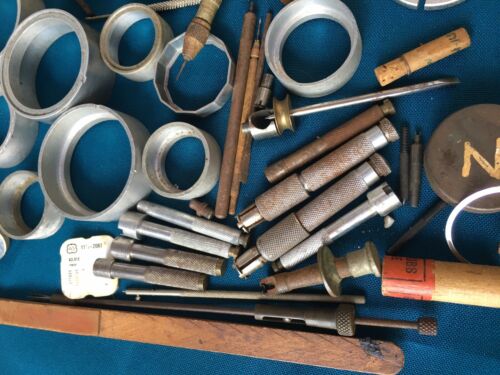 Watch Makers Jewelers Tools Lot Vintage Estate Starrett Swiss Mosley Marshall ++ - Fresh Stock Dated December 2025