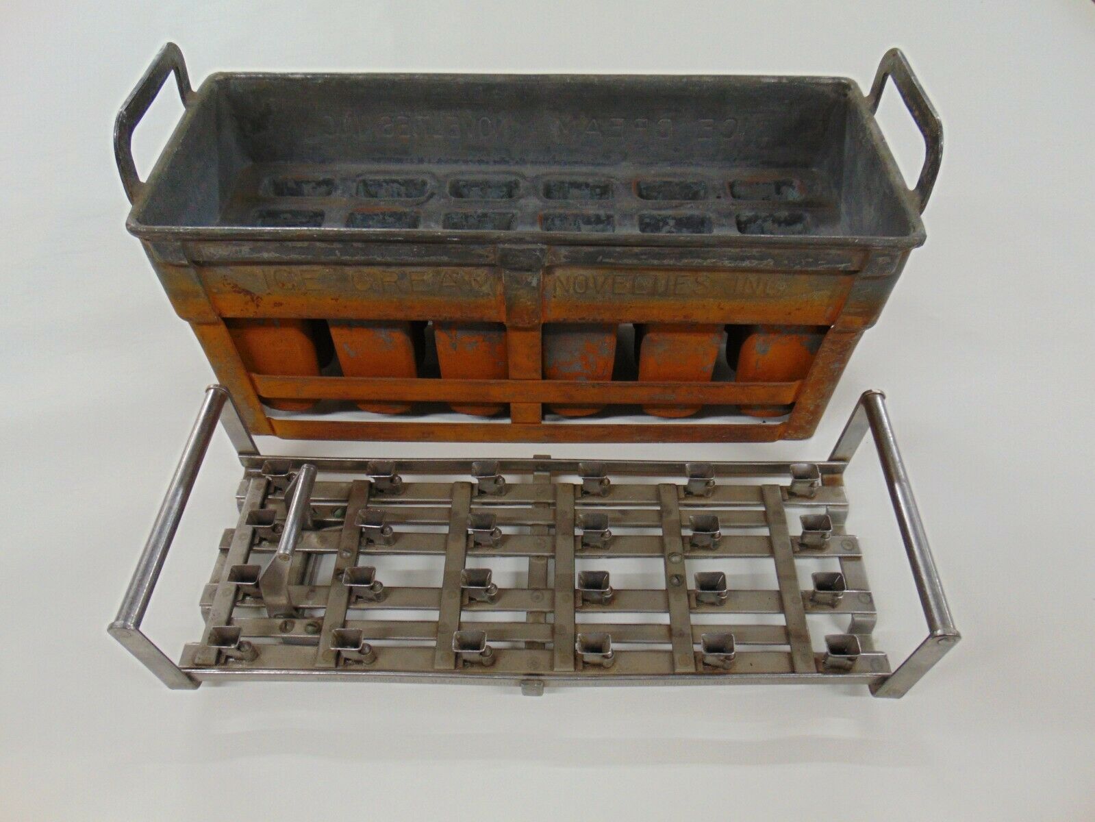 Vintage 1930's Industrial Popsicle / Ice Cream Copper Metal Mold 24 Bars Rare!!! - Fresh Stock Dated February 2026