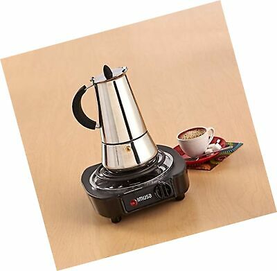 PORTABLE SINGLE ELECTRIC BURNER HOT PLATE STOVE DORM RV TRAVEL COOK COUNTERTOP - Fresh Stock Dated February 2026