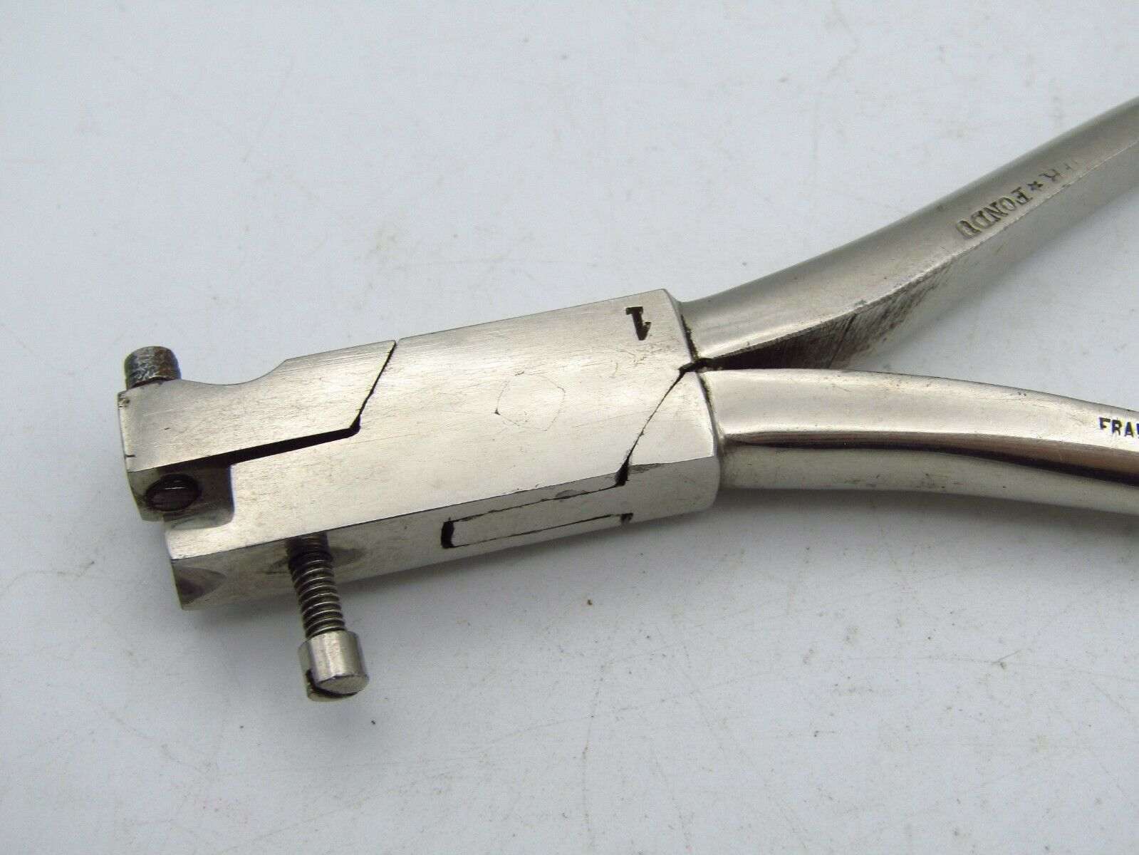 VINTAGE ACIER FONDU COMPLETE PUNCH TOOL FOR WATCHMAKERS / JEWELERS FRANCE w1 - Fresh Stock Dated December 2025