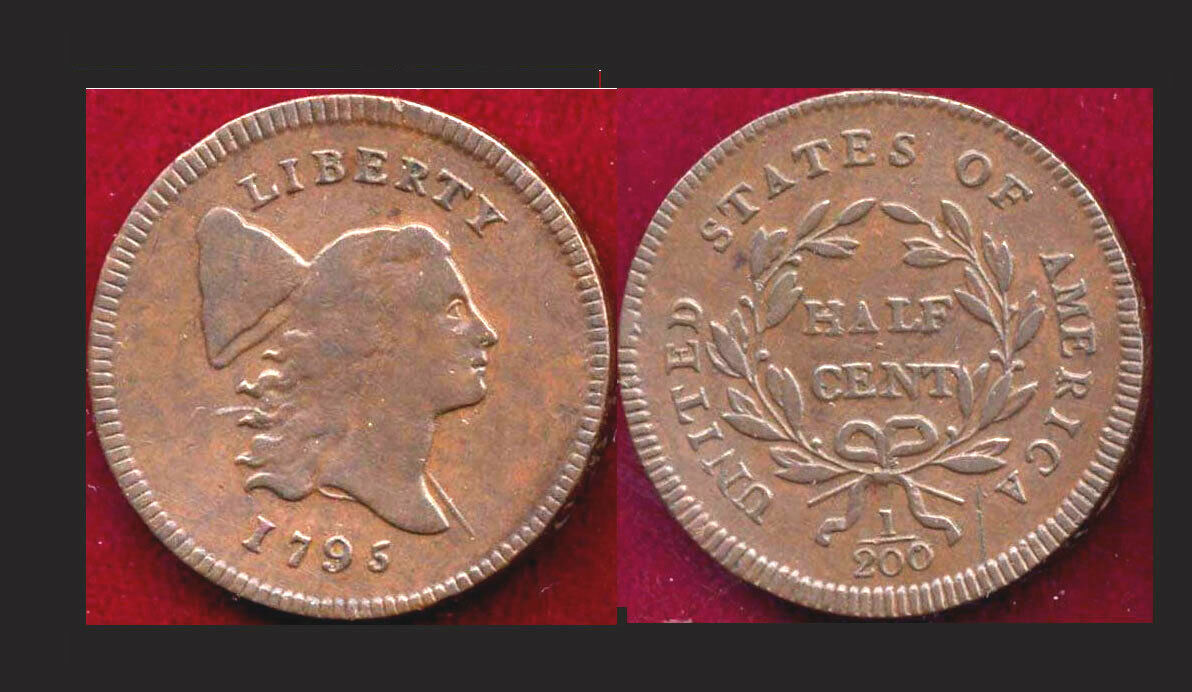 RARE LOT OF 6 HALF CENT 1793(1)PCGS VF35-1795(2)-1797(1)-1802(1)-1811(1) BEST &S - Fresh Stock Dated December 2025