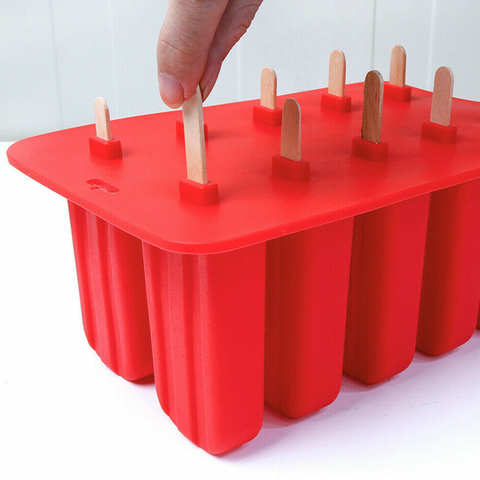 Cell Popsicle Molds Silicone DIY Frozen Ice Cream Mold Ice Lolly Pop Maker - Fresh Stock Dated February 2026