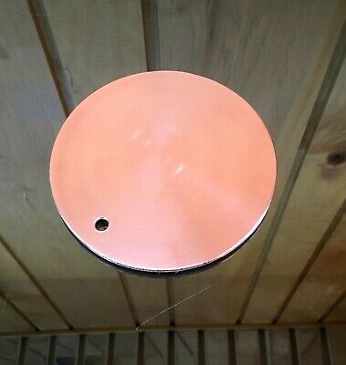 1/8” Thick Pure Copper Heat Diffuser 5” Circle Stove Topper Defrost Plate - Fresh Stock Dated February 2026